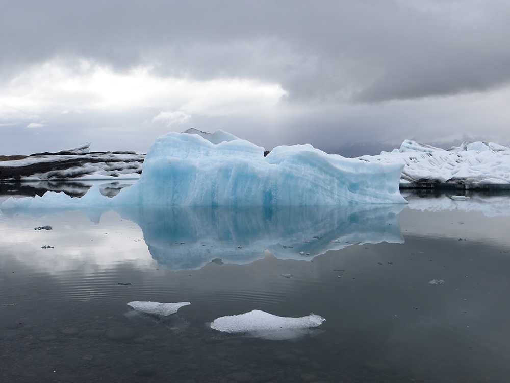 Icebergs en Islande