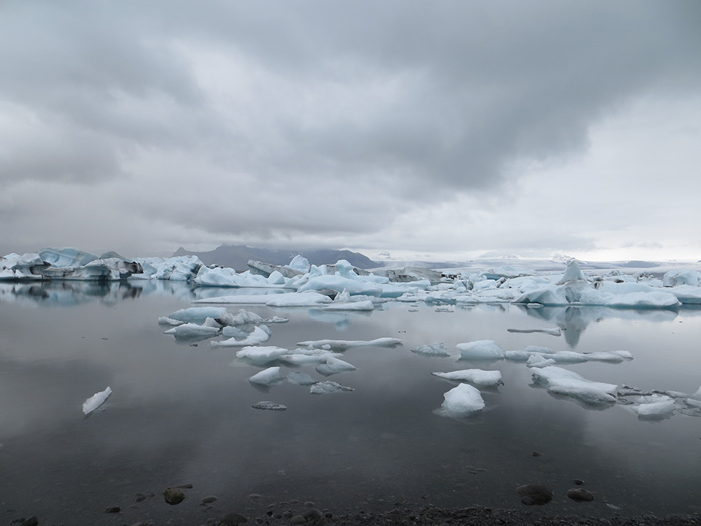 Icebergs en Islande à Jökulsárlón