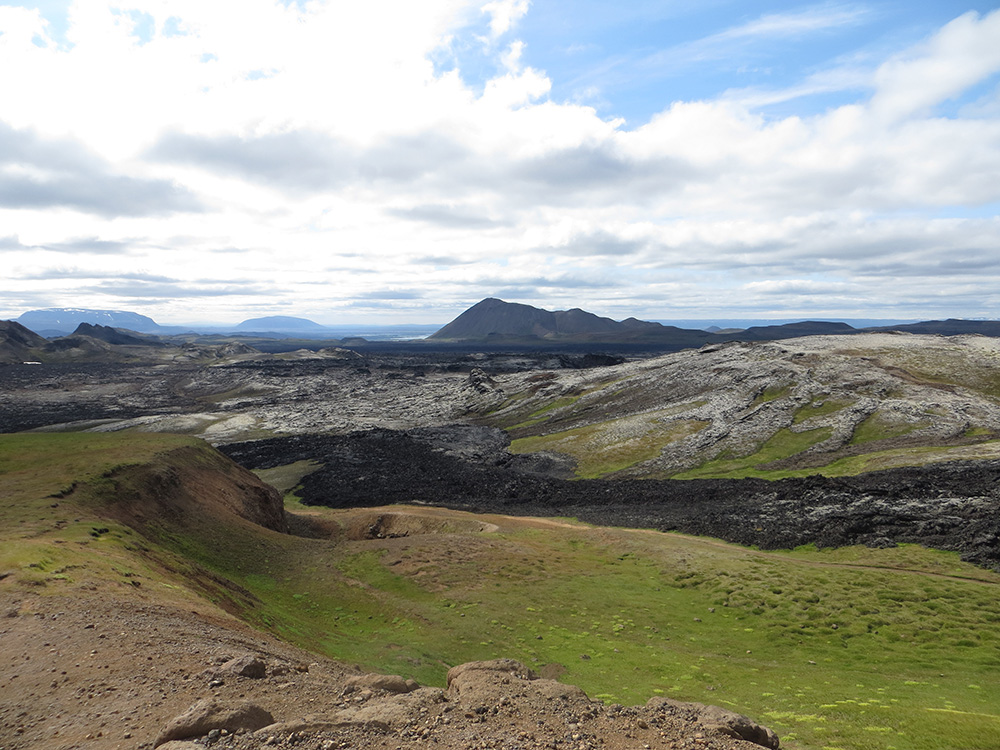 Coulée de lave en Islande