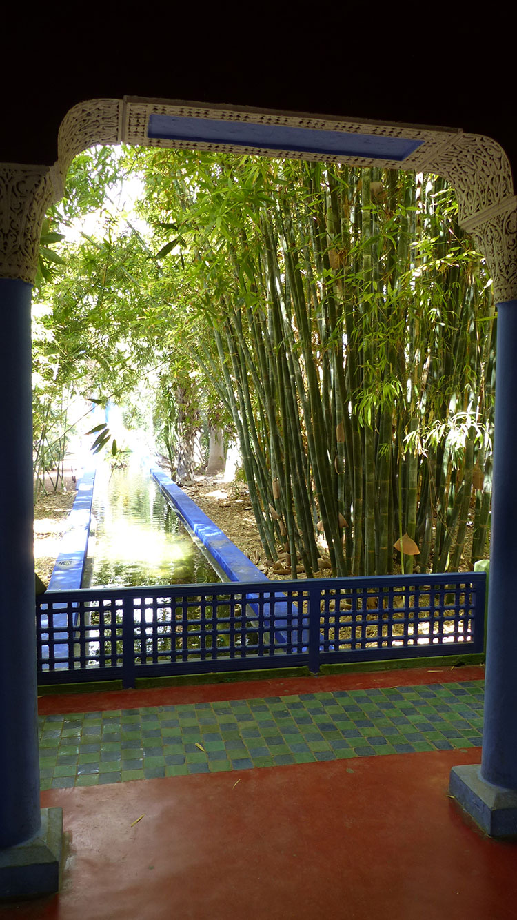Jardin de Majorelle au Maroc
